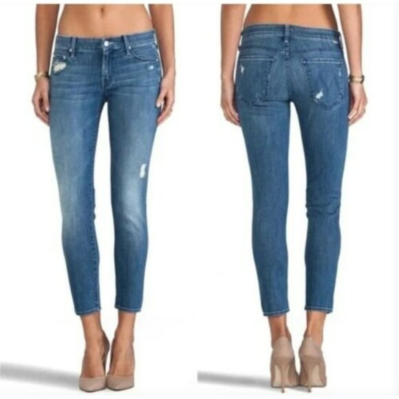 MOTHER Jeans Mother The Looker Graffiti Girl Jeans Size 25 Blue